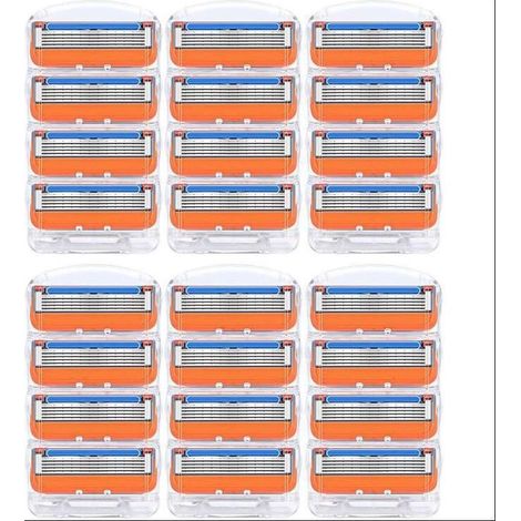 Elektrische Herrenrasierer – Ersatzklingen für Gillette Fusion 5-Klingen-Rasierer (24er-Packung) (1/5)