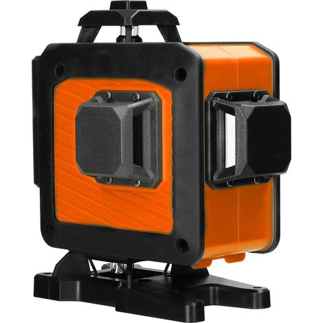 Niveau Laser Multifonction 16 Lignes, Auto‑nivellement 3°, Support Trépied Réglable 1,5 m pour Sol et Murs (1/5)