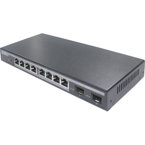 Switch réseau RJ45/SFP Digitus DN-95344 8+2 ports 10 / 100 / 1000 MBit/s A307912 (1/4)