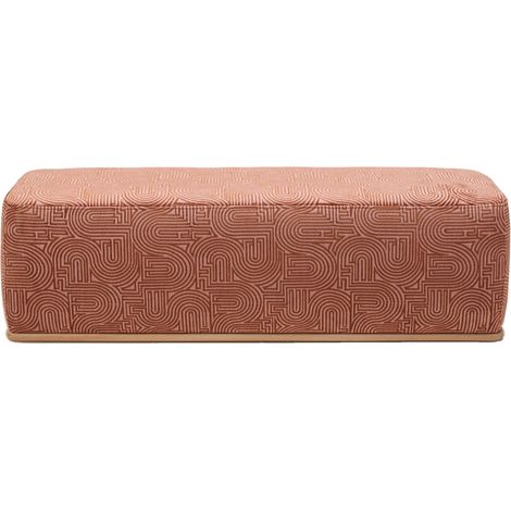 Banc en Bois et chenille bicolore Klark ARNEL (1/4)