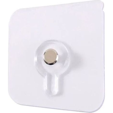 Fixation Cadre Sans Percer, 10pcs Clou Adhésif Mural Attache Tableau sans Poinçon Trou Transparent Crochet Collante de Suspension Accroche Cadre Photo pour Art Mural Miroir Salon Salle Bain Cui (1/4)