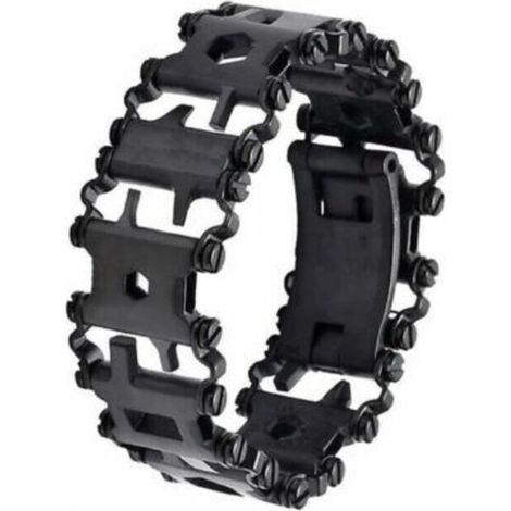 29 en 1 outil multifonction bracelet outil de réparation de tournevis en acier inoxydable noir (1/5)