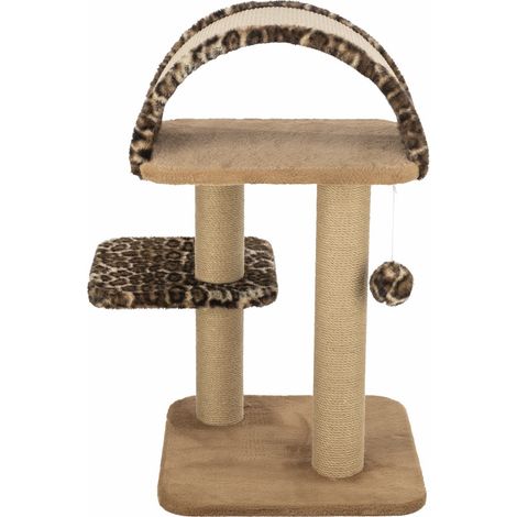 Katzenbaum - TRIXIE - Leo - Winkelig - Jute - Plüsch - Innen
