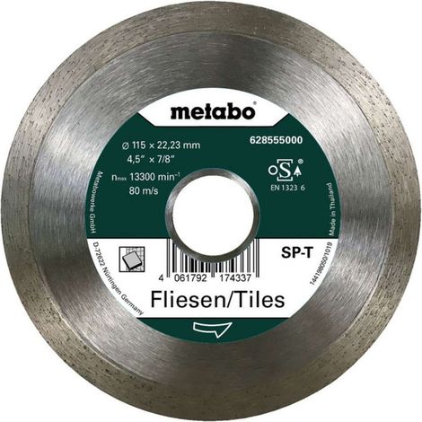 Metabo - Disco de corte de diamante 115x22,23 mm 628555000