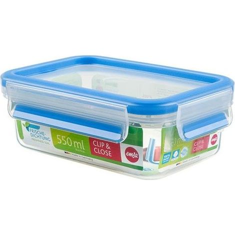 EMSA 508538 recipiente per cibo Rettangolare Scatola Trasparente 8 pz