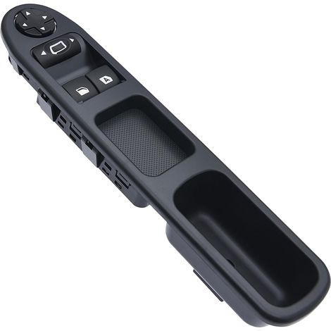 6554.QC Power Master Lève-Vitre 207, Interrupteur de Commande Électrique Gauche Avant Interrupteur Lève-Vitre Compatible avec Peugeot 207 CC Citroen C3 (1/5)