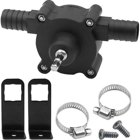 [JAMAIS UTILISÉ]Mini pompe de perceuse électrique Diesels huile fluide eau main pompes de transfert auto-amorçantes pompage rapide (1/5)