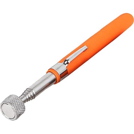 Outil de ramassage télescopique magnétique, 4,5 kg, 650 mm, en métal, pour le métal, pour l'organisation et le support dans les travaux de maintenance.-AquaForge (1/4)