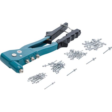 Jeu de pinces à riveter 2,4 / 3,2 / 4,0 / 4,8 mm 250 mm (1/4)