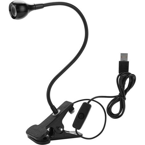 KLVGTIFS PU - Lampe LED USB violette à traitement UV noir, support de perles, Plug and Play, 3 WL010 (1/4)