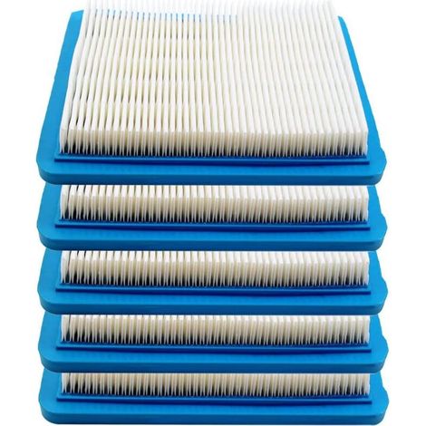 5 pièces filtre à air filtre à air de tondeuse à gazon élément filtrant de remplacement pour Briggs Stratton 491588s 4915885 399959, tondeuse à gazon et tracteur à moteur (1/5)