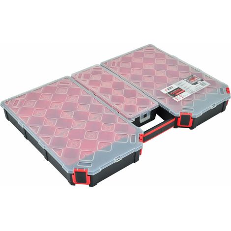 Organizzatore attrezzi awtools tager coperchio trasparente maniglia integrata