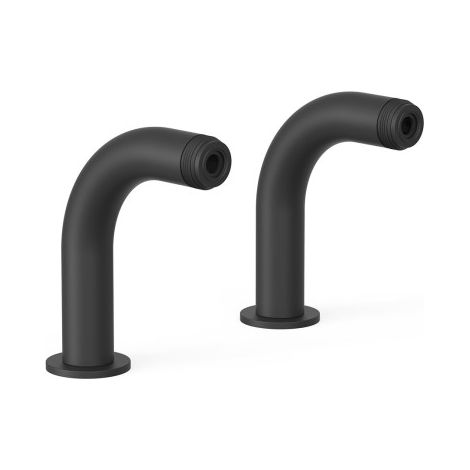 Colonnettes bord de baignoire BLACKMAT (noir mat) - TRES 29987001NM