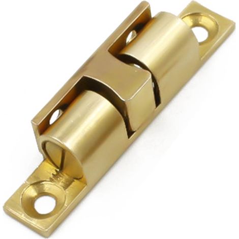 Loquet à double bille en cuivre pur. Loquet à galet tendeur. Loquet pour porte d'armoire. Loquets pour armoires, penderies et meubles. (1/5)