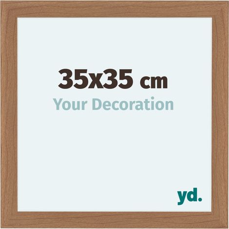 yd. - Cadre photo 35x35 - Noyer clair - MDF - Como (1/5)