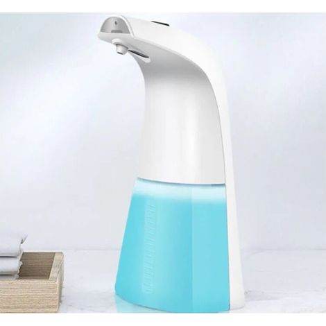 Distributeur Savon Mousse Automatique Distributeur de Savon Liquide avec Capteur Infrarouge pour Salle de Bain Cuisine École Bureau