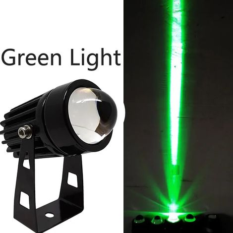 Projecteur mural LED extérieur (vert - 5 W) 5 W, 9 W, 12 W pour éclairage paysager, 110 V, 220 V, rouge, vert, bleu, RGB, télécommande, étanche, faisceau unique. (1/5)