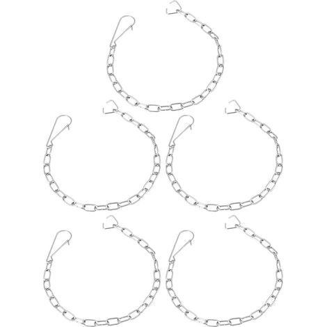 Chaînes de Poignée Remplacement, Acier Inoxydable, Argenté (1/5)
