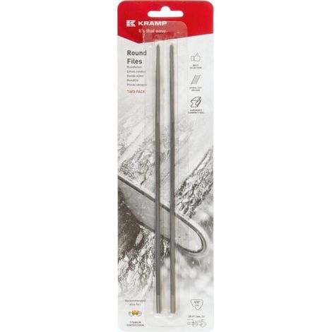 Rundfeile in Blisterverpackung 2-teilig 5/32" 4,0mm UNIVERSAL 5322FKR