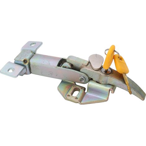 Couvercle de verrouillage de culasse moteur en acier inoxydable avec 2 clés, pièces d'excavatrice pour SH200 (1/5)