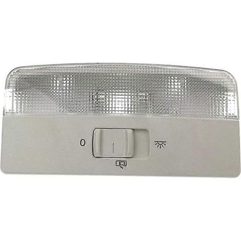 Plafonnier intérieur gris pour voiture (9N 6R T5 2002-2015 Bora, 2002-2005 Caddy, 2004-2015 Fabia, Seat) - Référence : 6QD947105 (1/5)