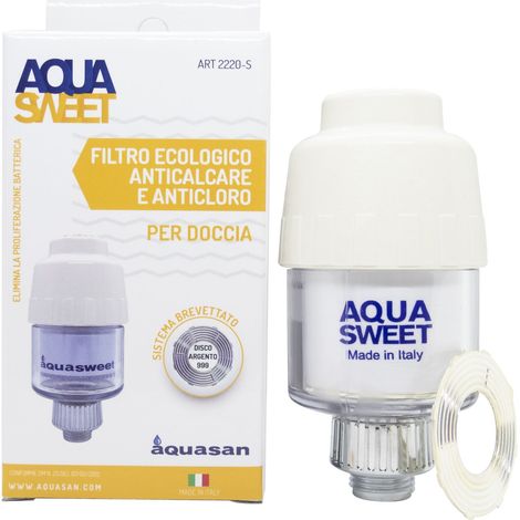Aquasan Aquasweet Filtro per Doccia e Vasche Da Bagno Anticalcare e Anticloro (1/8)