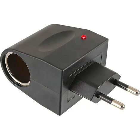 Adaptateur allume-cigare 230V vers 12V, convertisseur CA vers CC avec prise européenne, adaptateur chargeur convertisseur de tension convertisseur prise d'alimentation (1/5)