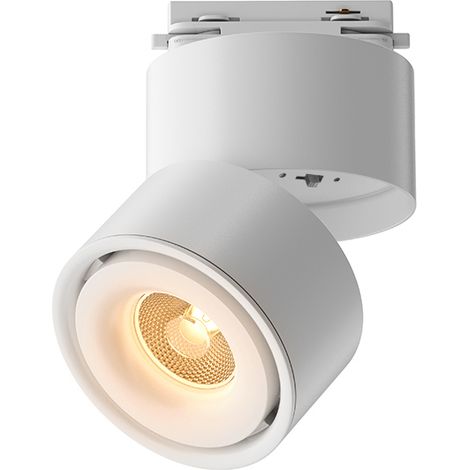 Spot rail blanc orientable LED 15W 3000K Maytoni YIN (1/5)