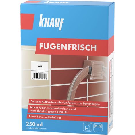 Knauf Fugenfrisch weiss 250 ml Fugen Sanierung Mörtelfugen