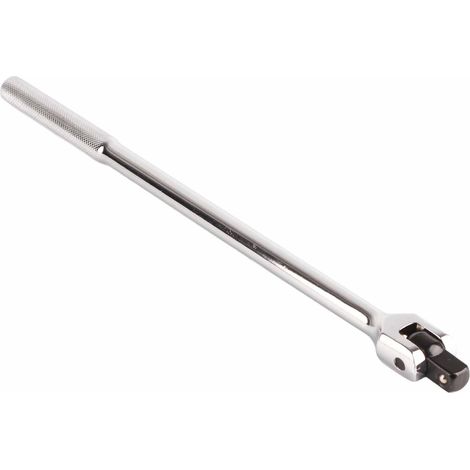 Pied-de-biche de 15 pouces (38 cm) et 1/2 pouce (1,27 cm) en acier au chrome-vanadium, bras d'extension flexible à 180 degrés