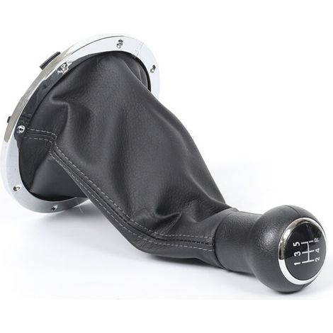 Staubschutzhülle für den Schalthebel des Volkswagen Golf, integrierter Schalthebel, 5/6-Gang-Wählhebel, glänzender Rahmen, schwarze Linie, 5 Gänge, ein Set. (1/4)