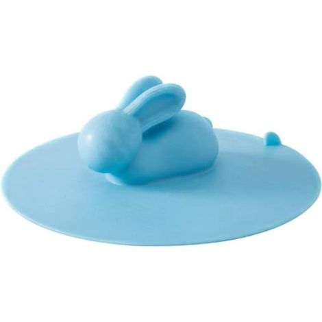 Couvercle de bonde de sol anti-obstruction en silicone, filtre à eau, bouchon de bonde, filtre à cheveux pour lavabo de piscine, accessoires de salle de bain (S, bleu) (1/5)