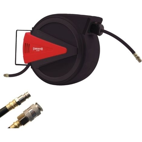 Tubo aria compressa con avvolgitubo automatico 15 + 1m