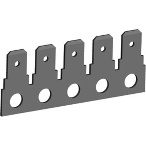 Vogt Verbindungstechnik 3876r04.68 Linguetta piatta terminale Larghezza spina: 6.30 mm Spessore spina: 0.8 mm 250 pz.