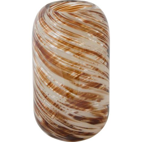 Vase Déco en Verre "Arvo" 26cm Multicolore