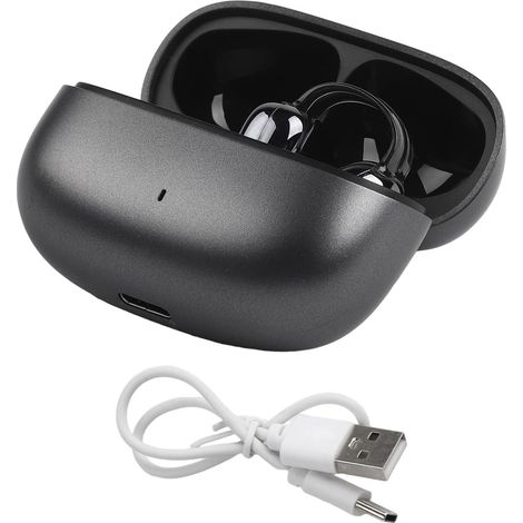 YX59 5.4 Kabellose Kopfhörer mit Touch-Steuerung für Musikspiele und Anrufe, Rauschunterdrückung, Dual-Modus-Betrieb, Schwarz (1/5)