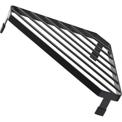 Étagère d'angle et organiseur d'armoire, étagère de comptoir triangulaire en fer pour organisateur de support à épices, cuisine et salle de bain (1/5)