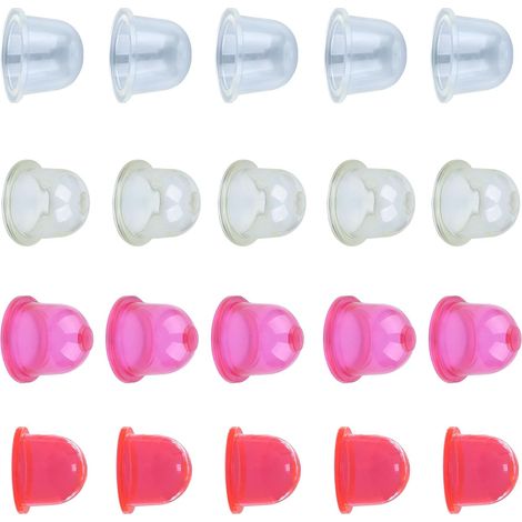 20 Pièces Poire D'amorçage pour Stihl pour Echo pour Homelite Poire Amorcage Debroussailleuse 18 mm et 22 mm Tasse D'huile pour Tondeuse Taille-Haies Souffleur Moto (1/5)