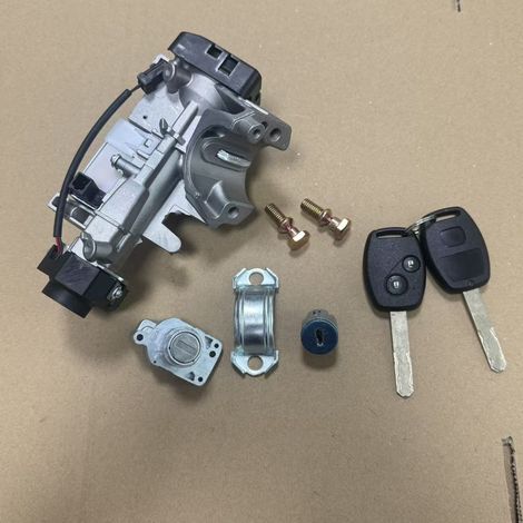 Le kit de contacteur d'allumage et de serrure de porte 06350-SWN-011 convient aux Honda CRV de 2007 à 2011. (1/5)