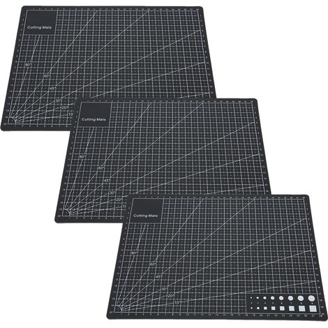 Tapis de Protection A4 Noir pour Gravure, Tampons en Caoutchouc et Travaux de Modélisme (1/5)