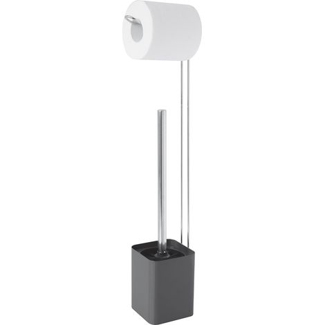 GELCO - Serviteur wc brosse et dérouleur viki carbone