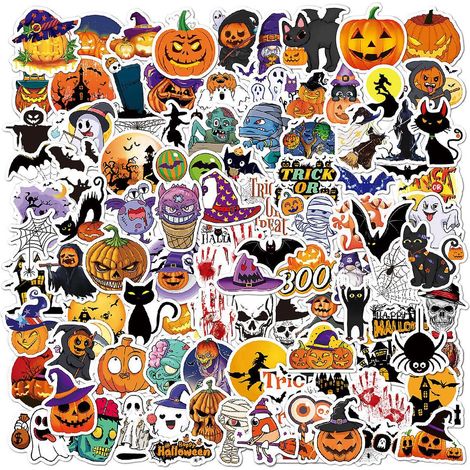 autocollants Pack 100 Pcs Vinyle Graffiti Stickers Pour Ordinateur Portable Voiture Planche Roulettes Moto Vlo Bagages Pare-chocs Bombe Autocolla (1/5)