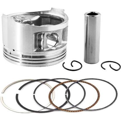 Motorcycle engine parts, compatible with pistons and piston rings of the Yamaha TTR225 and TTR230XT225--DTEKGAZ