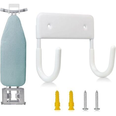 Wall Mounted Ironing Board Holder, Practical and Space Saving Organizer for Laundry Room (1/5)