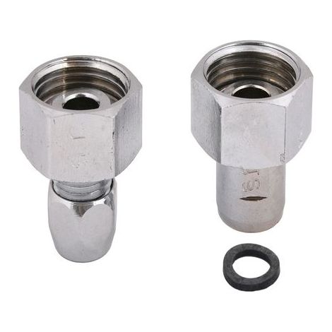 JS WASCHTISCHZAEHLER-VERSCHRAUB. EING.3/4"x3/8",AUSG.3/4"x10MM,CR (1/2)