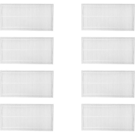 Lot de 8 filtres HEPA de rechange pour robot aspirateur compatible avec balayeuse Eureka E10S (1/4)