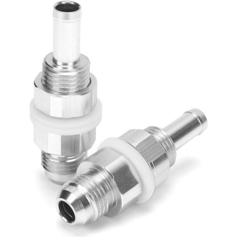 Adaptateur de tuyau AN6-5/16, 2 pièces, pompe à carburant en aluminium, raccord de réservoir pour lignes en caoutchouc, plastique et Nylon (1/5)