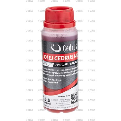 Huile moteur deux temps MIX cédrus 0,1 L