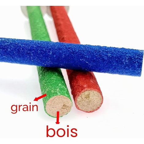 perchoirs pour petits oiseaux pour perruches canaries, petit perroquet pour cage à oiseaux, bâtons support bois pour perroquet (1/4)