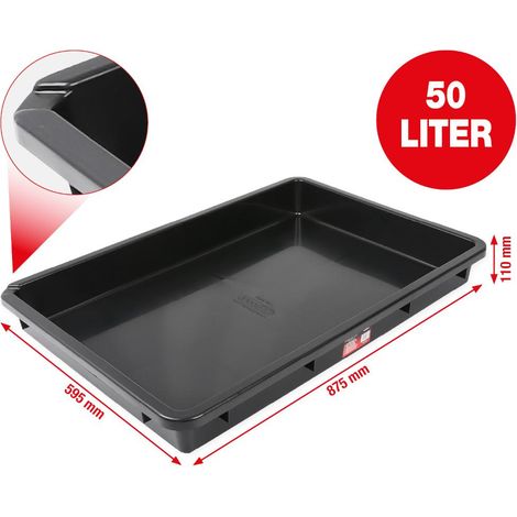 Bandeja multiuso KS Tools 150.9592 extra plana 50 litros